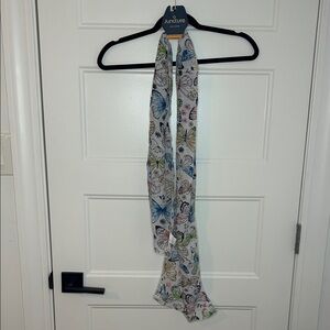 Juncture Butterfly Print Scarf - Multicolor